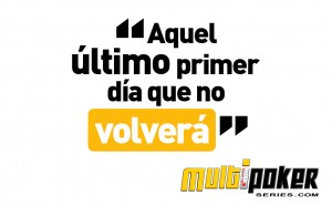 Aquel último primer día que no volverá...